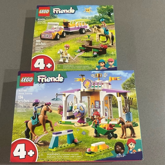 LEGO Friends 41746 Horse Training & 42634 Pony Trailer Sets | Sealed - Picture 2 of 16